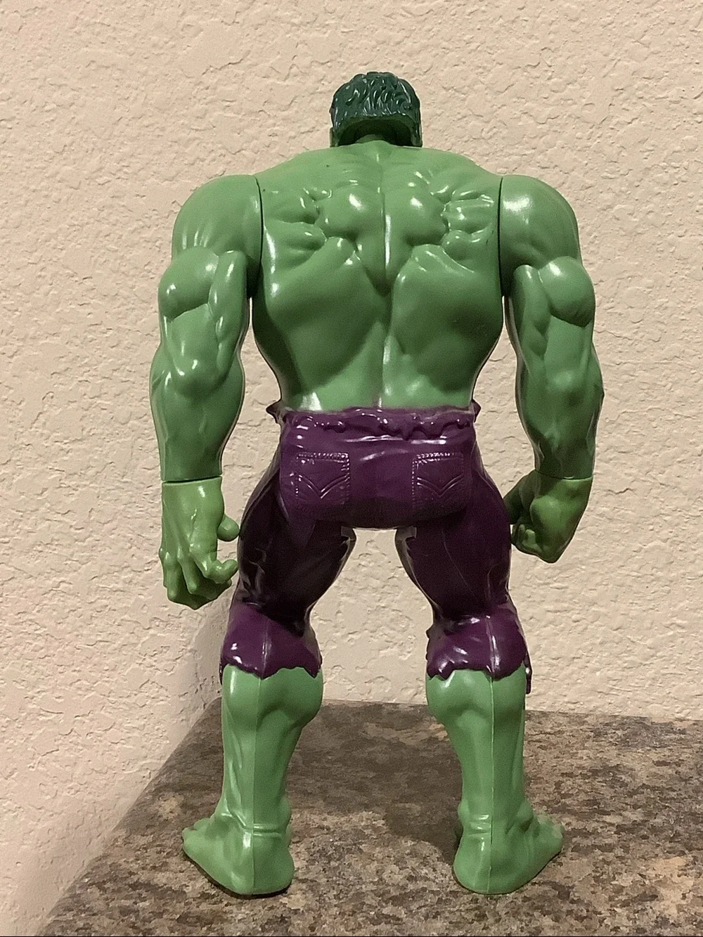 Vintage 2013 Green Hulk Action Figure with Purple Pants - Kids Toys